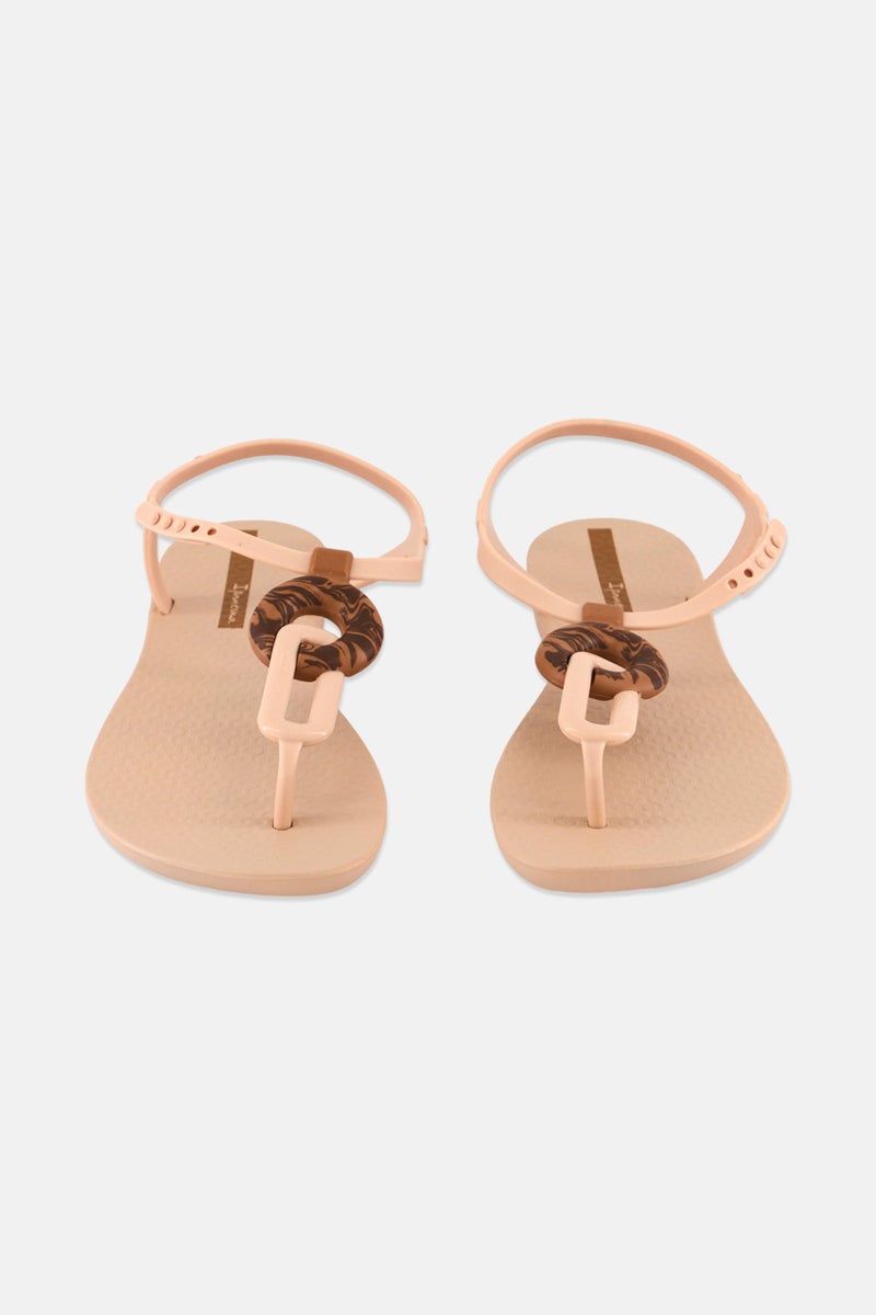 Ipanema Women Class Marble Adjustable Closure Sandals, Beige - Image 4