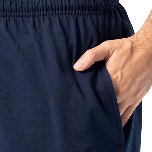 Fruit of the Loom Men's Eversoft Cotton Shorts with Pockets (S-4xl), 2 Pack-Navy - Image 4