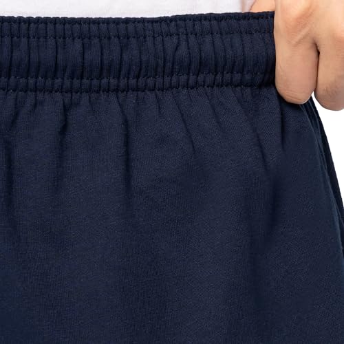 Fruit of the Loom Men's Eversoft Cotton Shorts with Pockets (S-4xl), 2 Pack-Navy - Image 3