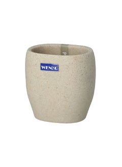 Wenko Puro Premium Quality Polyresin Tumbler Beige 9.3 x 9.5 x 6.6 cm 20474100  - Image 3