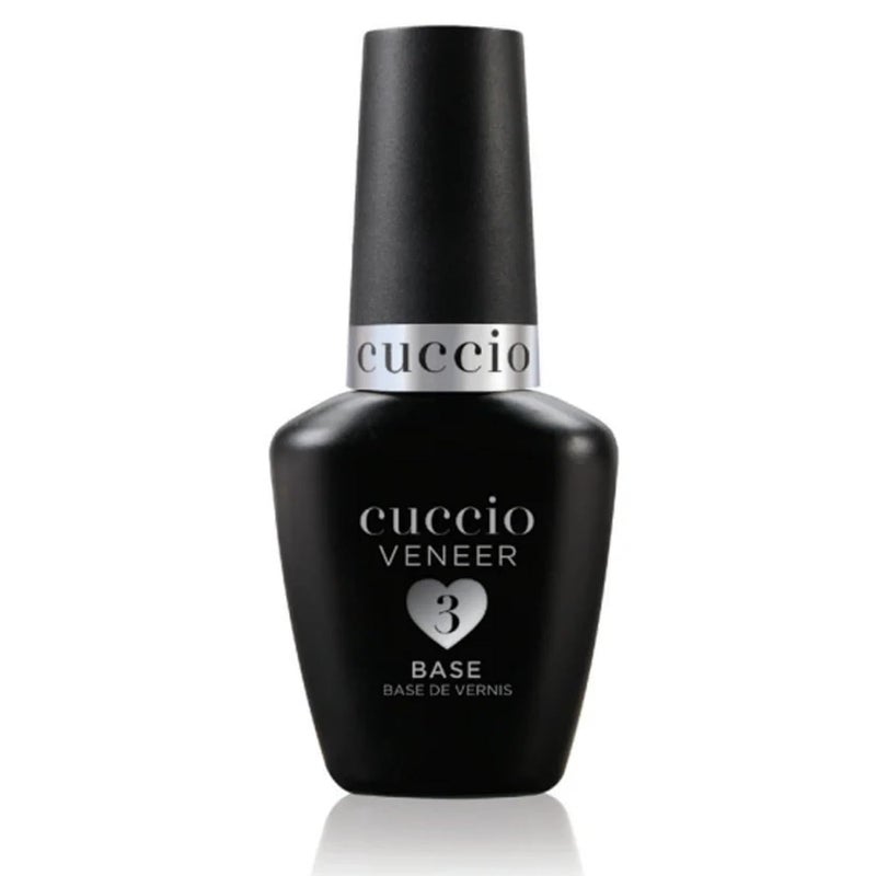 Cuccio Veneer Gel Polish Base Coat – Strong Adhesion for Long-Lasting Manicures, Professional Salon Quality, LED and UV Compatible, 0.43 oz