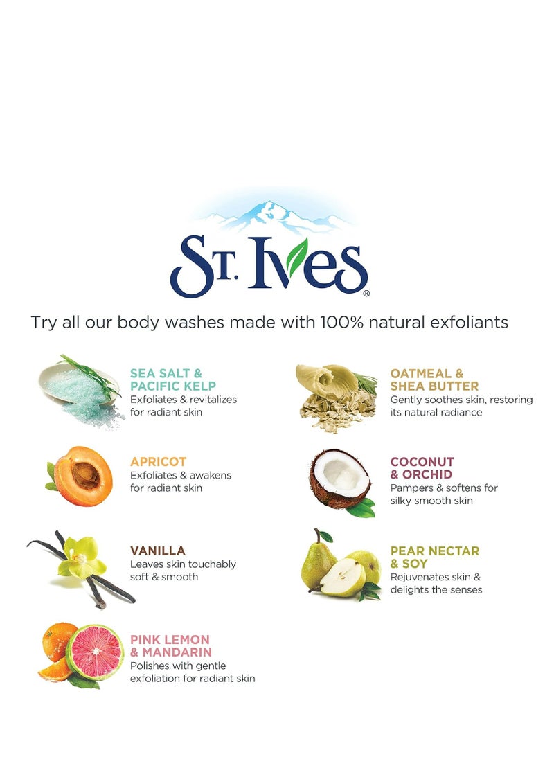 ST. Ives Purifying Sea Salt And Pacific Kelp Exfoliating Body Wash  - Image 2