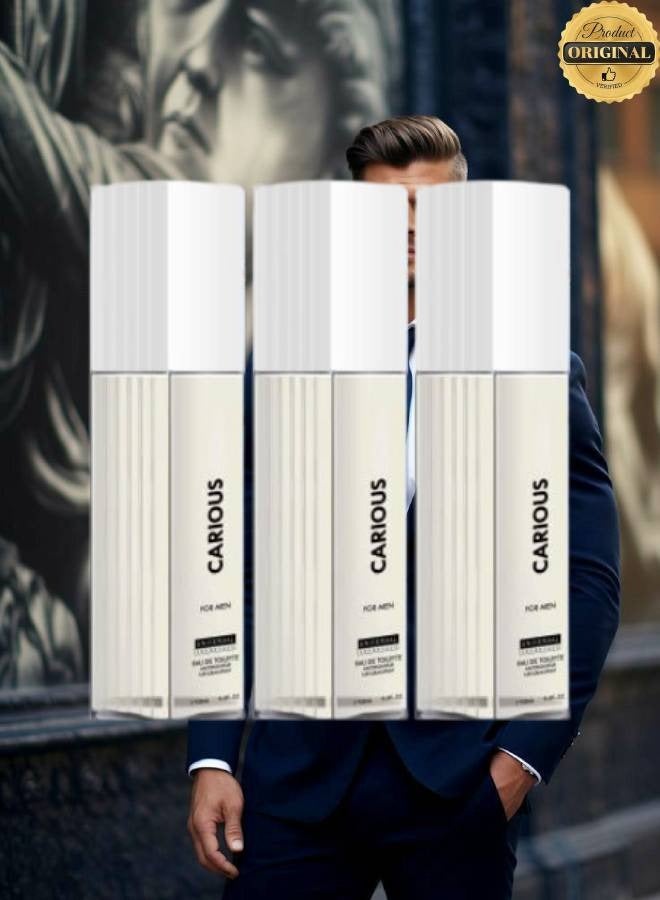 يو إف 3 قطع عطر كاريوس للرجال 100 مل - Image 1