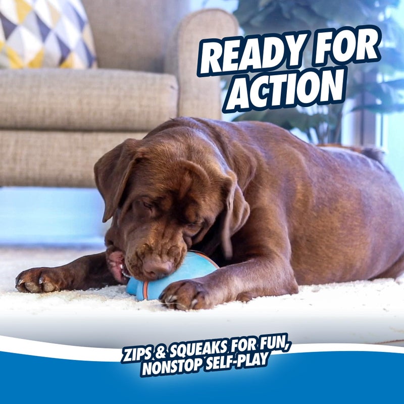 Chuckit! Indoor Super Slider Dog Self Fetch Squeaker Toy -Glides Harmlessly On Most Indoor Surfaces - Image 5