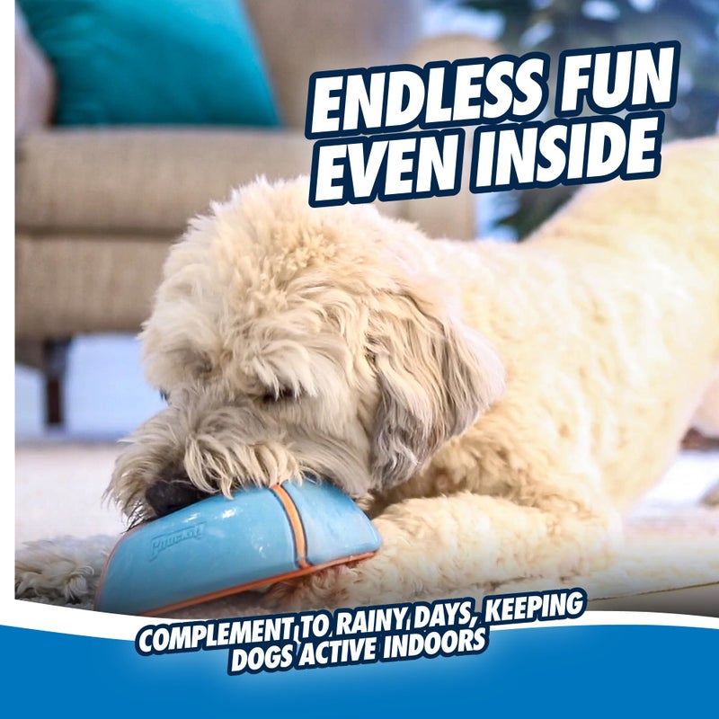 Chuckit! Indoor Super Slider Dog Self Fetch Squeaker Toy -Glides Harmlessly On Most Indoor Surfaces - Image 2
