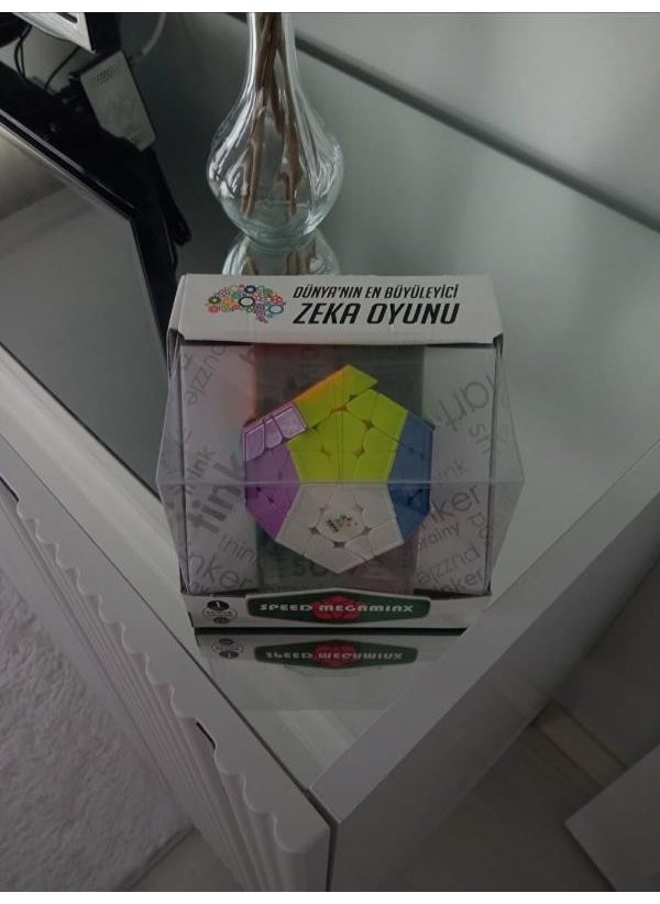Toyfest Stickerless Megaminx Speed Cube Megaminx Mind Cube Rubik's Cube Speed Cube  - Image 4