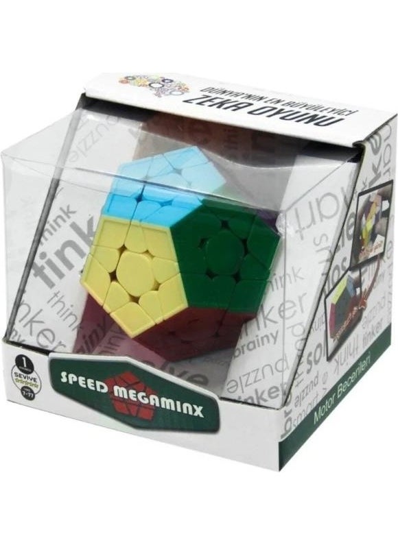 Toyfest Stickerless Megaminx Speed Cube Megaminx Mind Cube Rubik's Cube Speed Cube  - Image 5