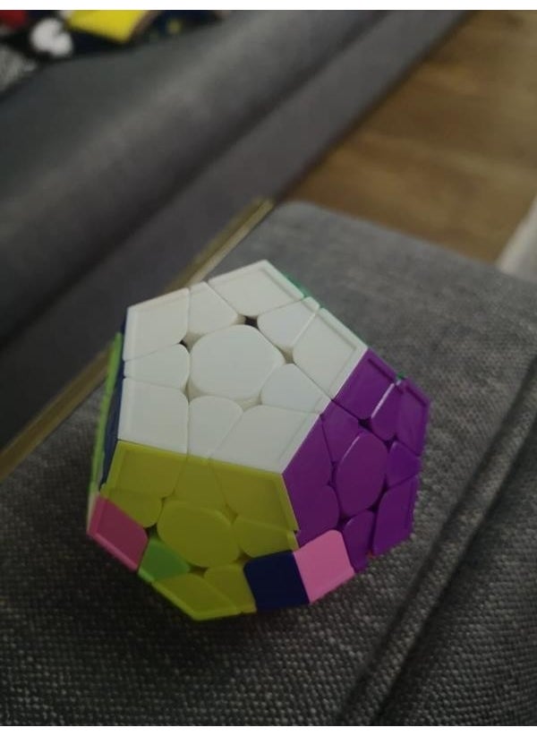 Toyfest Stickerless Megaminx Speed Cube Megaminx Mind Cube Rubik's Cube Speed Cube  - Image 3