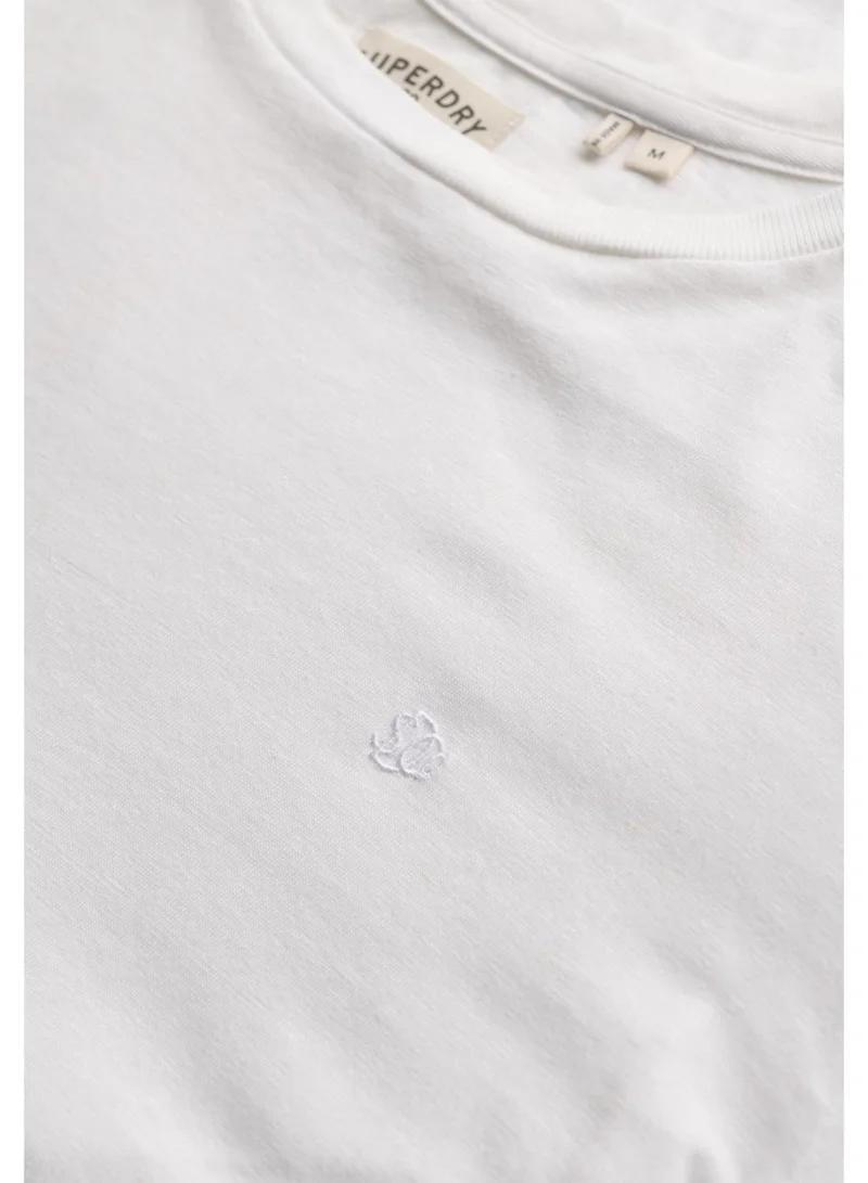 سوبر دراي Classic Cotton Linen Long Sleeve Top