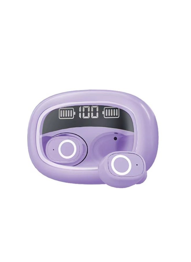 Generic - Specially DeSigned For S9 Bluetooth HeadSet With Large Battery WireleSS NoiSe Reduction And Long Battery Life E-SportS Game Tws Private Model-Color:Purple - Image 1