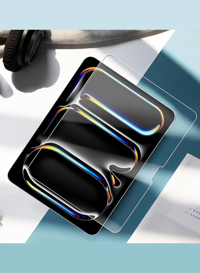 دوسالا حماية شاشة 2 قطعة لجهاز iPad Air 11 بوصة M3 2025 / iPad Air 11 بوصة M2 2024 - خالية من الفقاعات - مضادة لبصمات الأصابع - مضادة للصدمات - Image 3