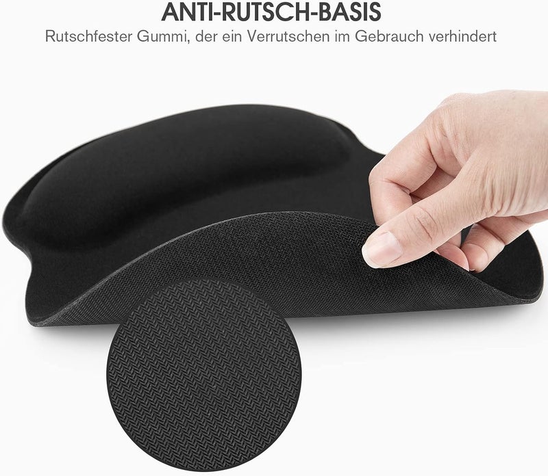 Ergonomic Mouse Pad and Keyboard Wrist Rest Set with Memory Foam - Image 3