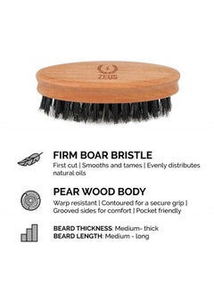 Zeus Ultimate Beard & Mustache Care Kit - Complete Premium Beard Care & Grooming Gift Set for Men (Verbena Lime)  - Image 5