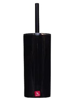 Generic Primanova Lenox Acrylic Toilet Brush With Silver Frame 15x10x20 cm-(Black)  - Image 1