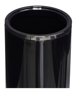 Generic Primanova Lenox Acrylic Toilet Brush With Silver Frame 15x10x20 cm-(Black)  - Image 4