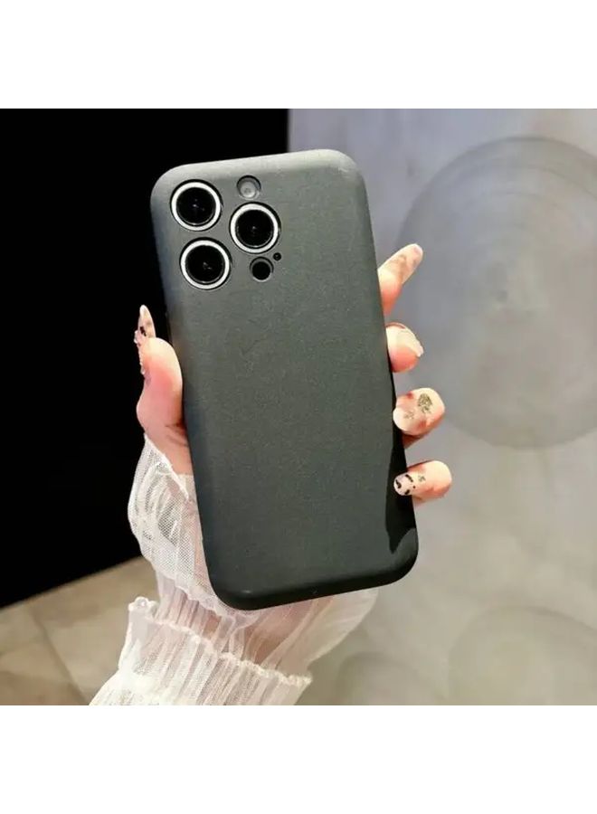 Silicone Soft Rubber Eraser Texture Drop Resistant Phone Case Compatible with iPhone 14 Pro Max Blue - Image 2