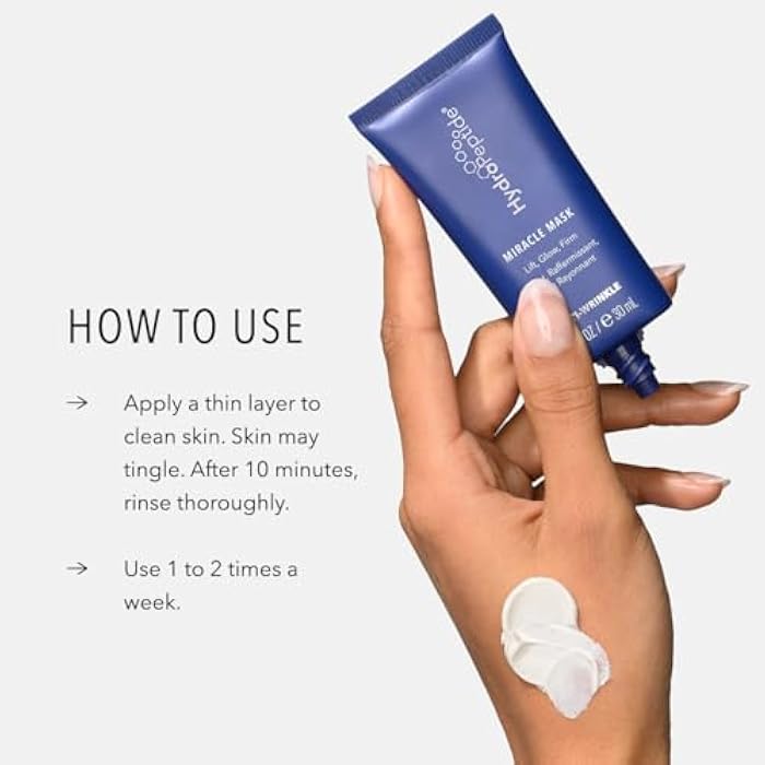 HydroPeptide Miracle Mask, Peptide Treatment to Lift, Glow & Firm, 0.5 Ounce - Image 4