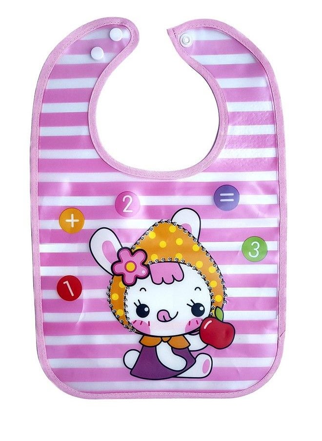 RIANZ Cute Animals Baby Bibs Waterproof Baby Drool Bibs With Wide Pocket Bpafree Easily Wipe Clean Cute Cartoon Design For Unisex Infant Babies Toddlers (6 To 48 Months) (Set Of 2)  - Image 5