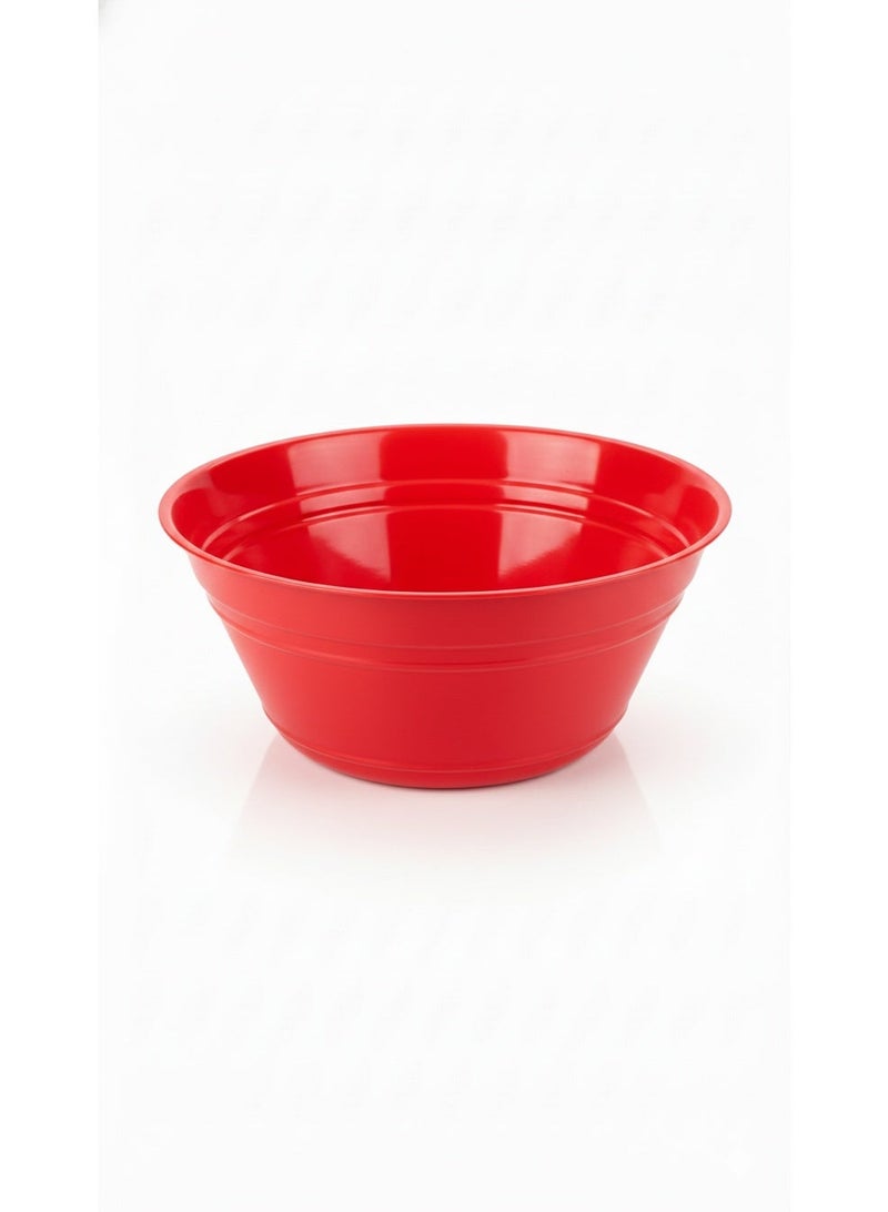 Mintra Plastic Salad Mixing Bowl Large BPA Free 27x13cm Assorted colors - Image 1