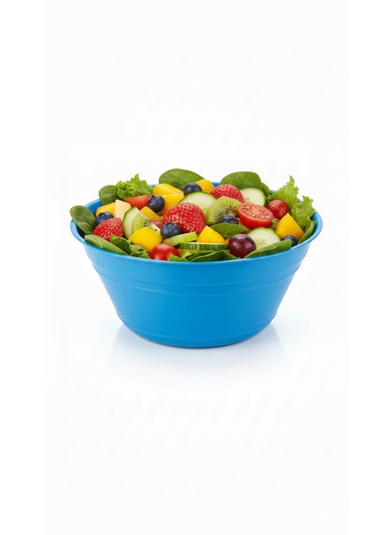 Mintra Plastic Salad Mixing Bowl Large BPA Free 27x13cm Assorted colors - Image 5