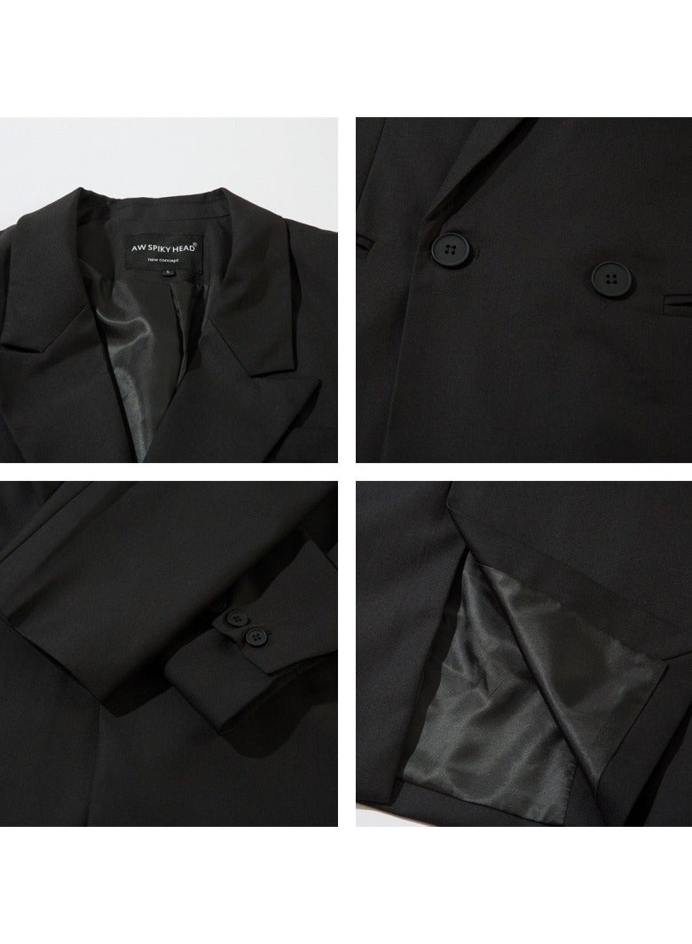 Shougu Retro Black Suit Jacket - Image 4