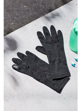 Tchibo Men 1 Pair Heather Gloves, Grey  - Image 1