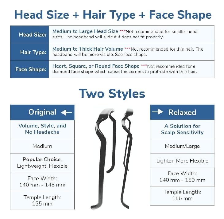 Generic Curly Hair Headband with Sunglasses Design Invisible Hair Hoop Hairstyle Fixing Tool Hair Accessories  - Image 3