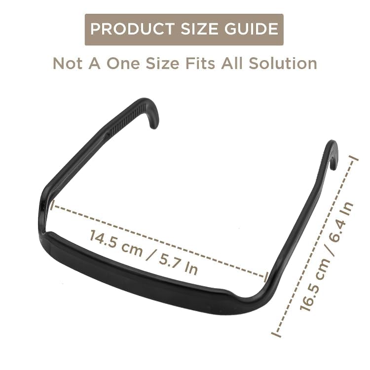 Generic Curly Hair Headband with Sunglasses Design Invisible Hair Hoop Hairstyle Fixing Tool Hair Accessories  - Image 5