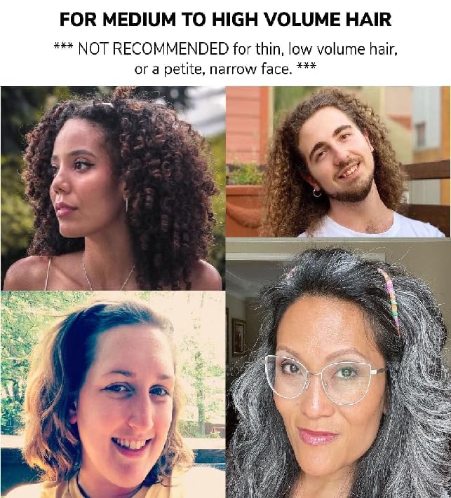 Generic Curly Hair Headband with Sunglasses Design Invisible Hair Hoop Hairstyle Fixing Tool Hair Accessories  - Image 4