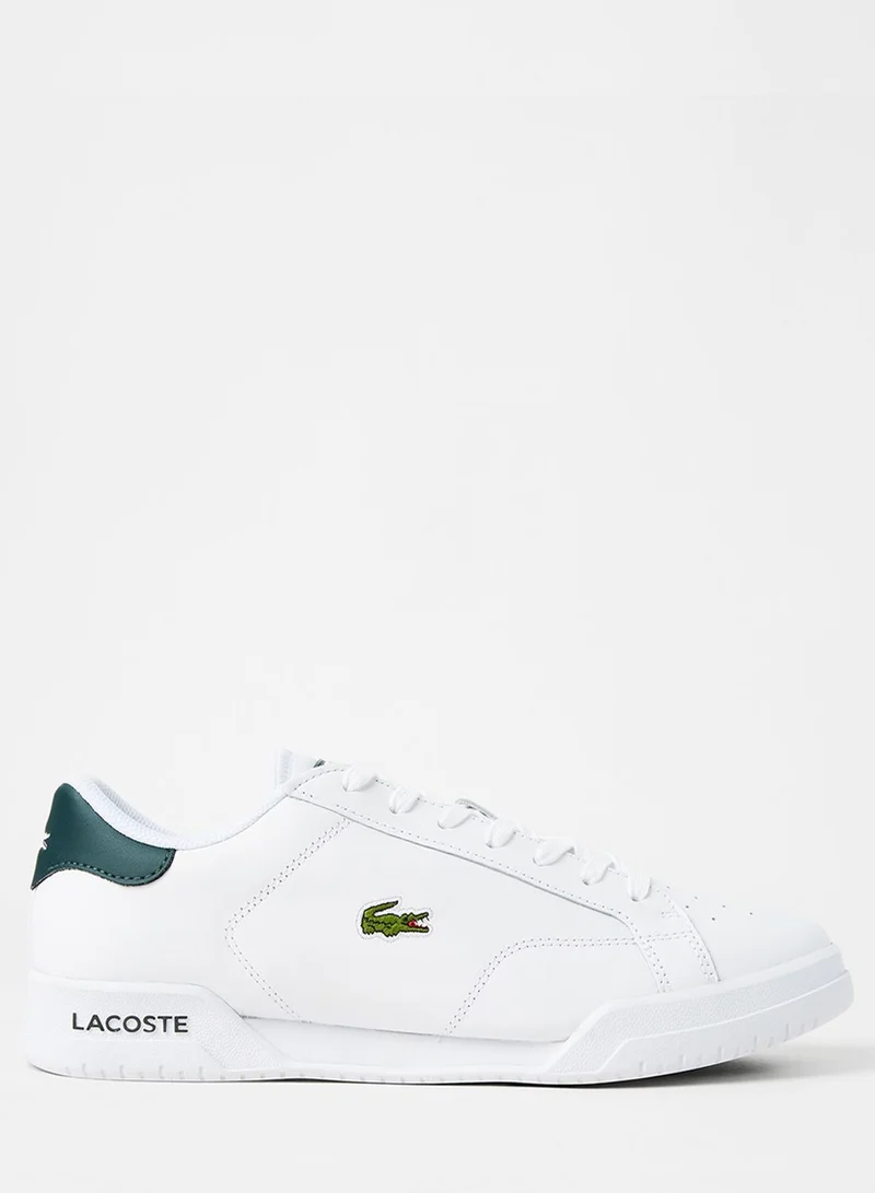LACOSTE Twin Serve Leather Sneakers