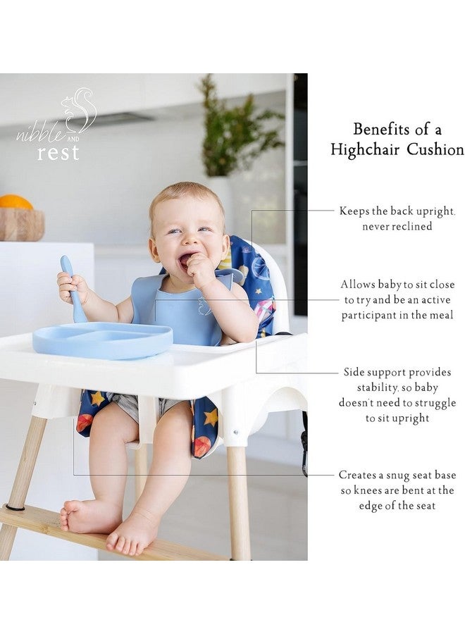 Nibble and Rest Highchair Cushion Cover for Inflatable Cushion, Compatible for IKEA Antilop Highchair,Accessories Stain-Proof and Wipeable Cushion Cover (Cushion NOT Included)(Sage Savannah) - Image 2