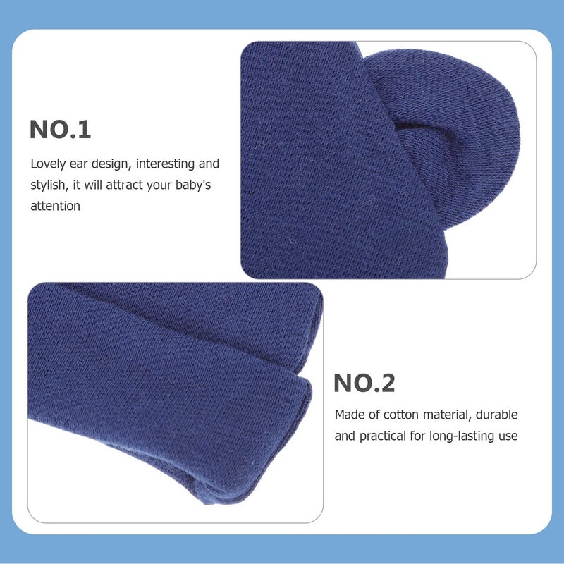Newborn Cotton Hats And Turban Caps 6pcs Set Soft Ear Protection For Boys 0 1 Year - Image 4