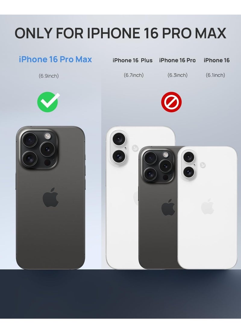 BORTONY iPhone 16 Pro Max Magsafe Case Ultra Thin Mate Cover for iPhone 16 Pro Max Camera Protection Slim Design Hard Phone Case for iPhone 16 Pro Max 6.9 inch - Image 2