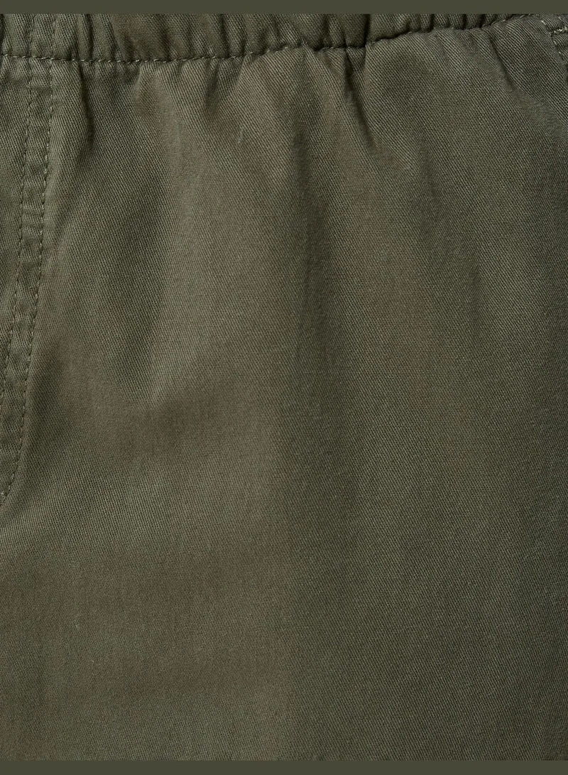 كوتون Cargo Pocket Stopper Detail Relax Fit Parachute Trousers