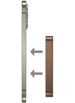 Momax Momax Q.Mag X1 10000mAh Magnetic Wireless Battery Pack USB-C Up to 15W PD output Gen2 - Desert Titanium  - Image 3