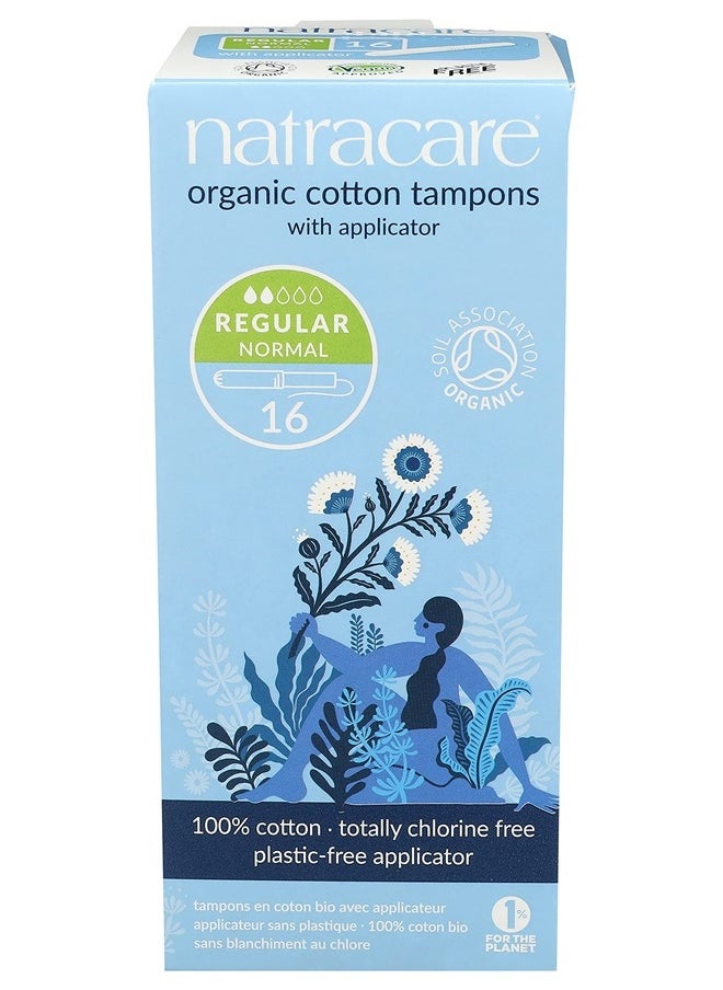 Natracare Organic Cotton Regular Tampons with Cardboard Applicator, (16 Pack, 192 Tampons Total) - pzsku/Z450E962242DD10567023Z/45/_/1715718078/9218331d-a4c0-4dc3-8748-c0867fa1c706