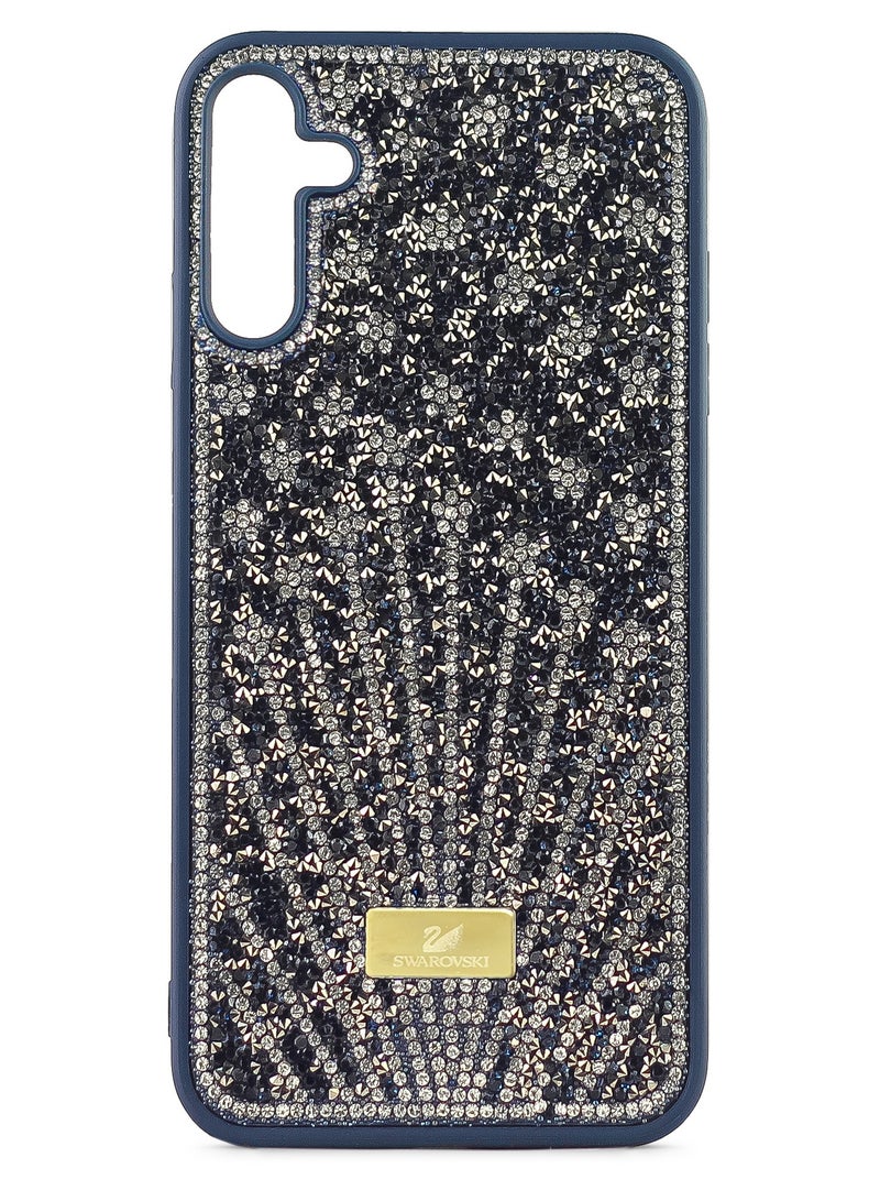 Case For Samsung Galaxy A14 Case Glitter Sparkle Diamond Crystal Bling Case with Bling Ultra Thin Lightweight Full Body Shockproof Anti-Scratch Protective Cover (Blue)