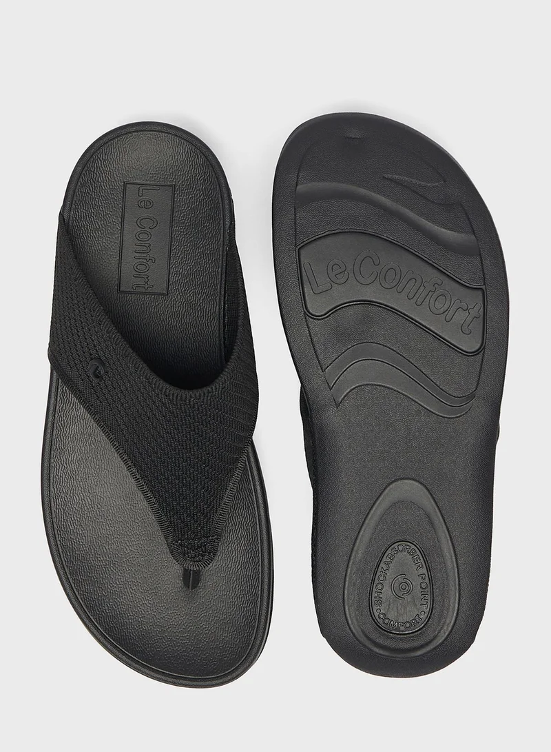 Le Confort T Bar Wedge Sandals
