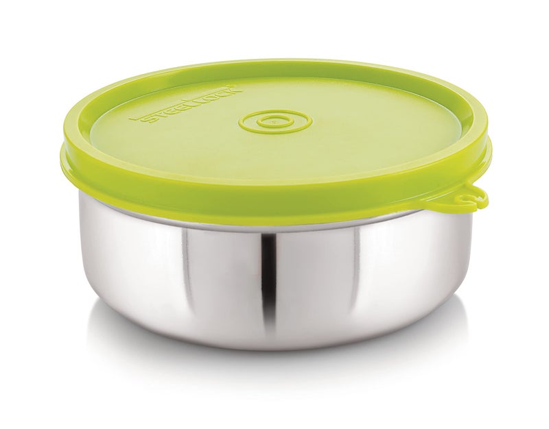 STEELLOCK Stainless Steel Airtight Container | Leak Proof Container/Storage/Lunch Box with Lid | BPA Free, Durable & Rust-Proof | SL-32-set of 4, 500ml each, Green - Image 2