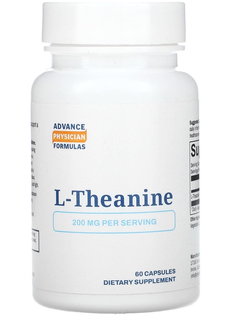 Advance Physician Formulas L-Theanine, 200 mg, 60 Capsules