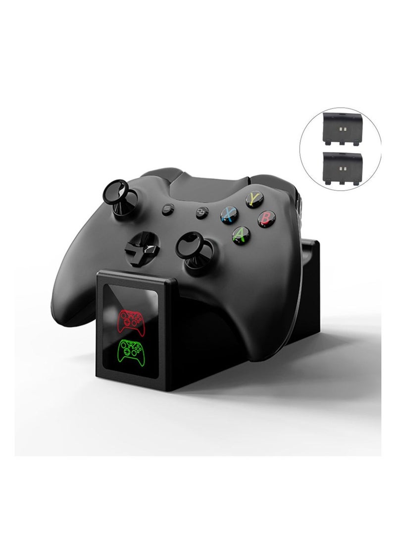 قاعدة شحن مزدوجة لوحدة التحكم لأجهزة Xbox Series X وSeries S، قاعدة شحن مزدوجة مع قطعتين من البطاريات القابلة لإعادة الشحن بقدرة 1200 مللي أمبير في الساعة مع خيار الشحن المزدوج وكابل شحن - pzsku/Z450ED368B81CC1107E32Z/45/_/1719500450/e0c0069d-2a85-4f7c-b56e-2c6080a93605