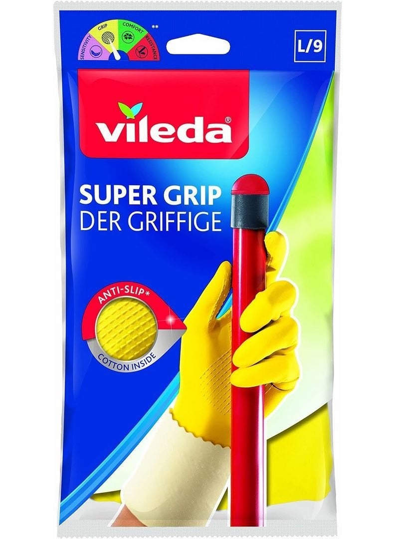 Vileda Gloves Supergrip - Large