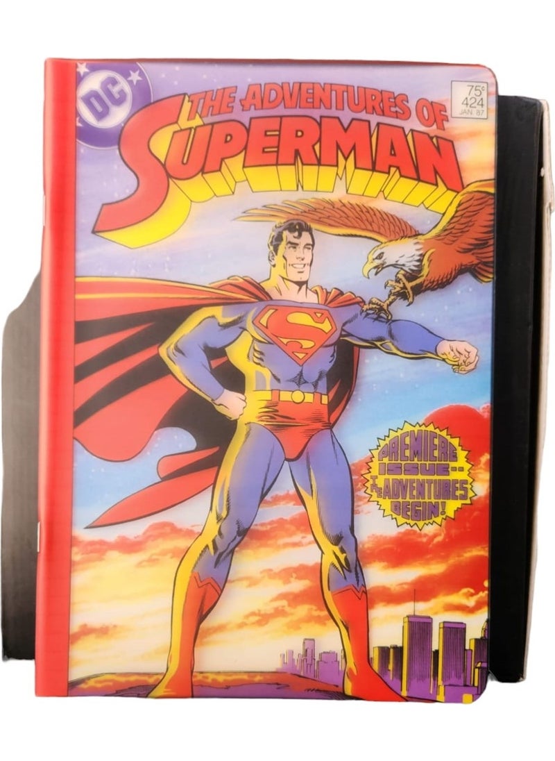 Mynote Superman Comic Book 26X18.5 Lined 40 Sheets Notebook 