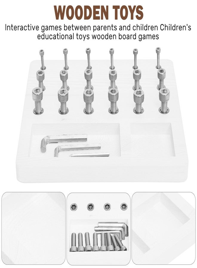 DICYWUDI Wooden Pegboard for Finger Dexterity, Finger Strength Trainer for Hand Grip Strengthener Targeted Strength, Relief & Recovery- for Men, Women, and Seniors - Image 3