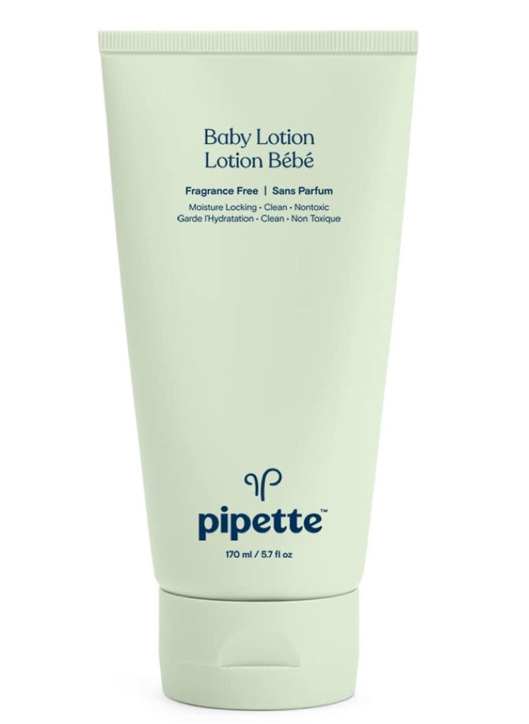 pipette Baby lotion Fragrance Free Sans Parfum  5.7 fl oz 170ml  - Image 1