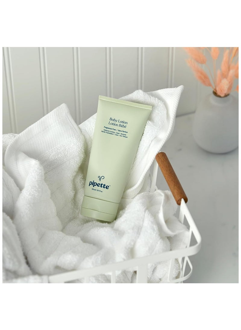 pipette Baby lotion Fragrance Free Sans Parfum  5.7 fl oz 170ml  - Image 4