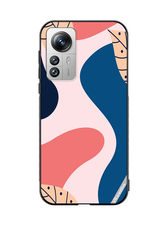 VR CREATIVE - Protective Case Cover For Xiaomi 12X Abstract Modern Digital Painting Fashion Design Multicolour - Image 1