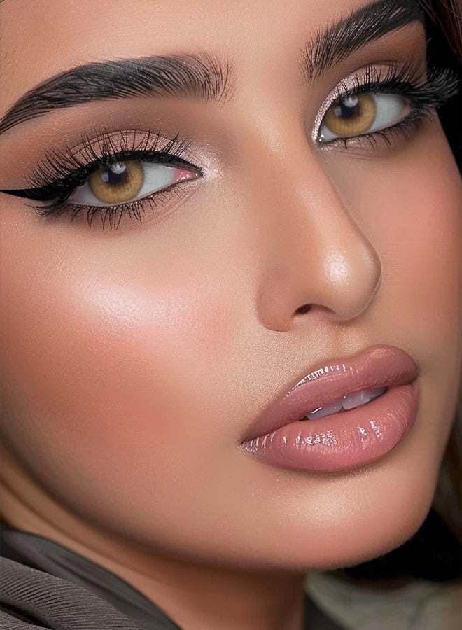 سيدة جديدة عدسات لاصقة ملونة بنية من فريش ليدي للاستخدام السنوي - Image 4