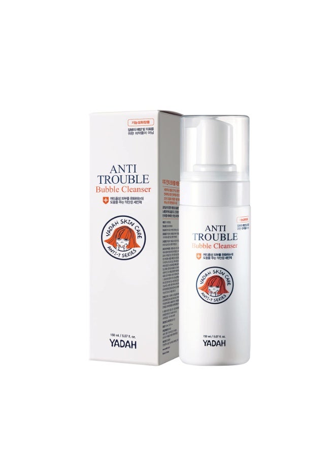 يادا منظف آنتي ترابل بقوة الفقاعات لعلاج حب الشباب للبشرة الحساسة، 150 مل (5.07 أونصات سائلة) - Image 1