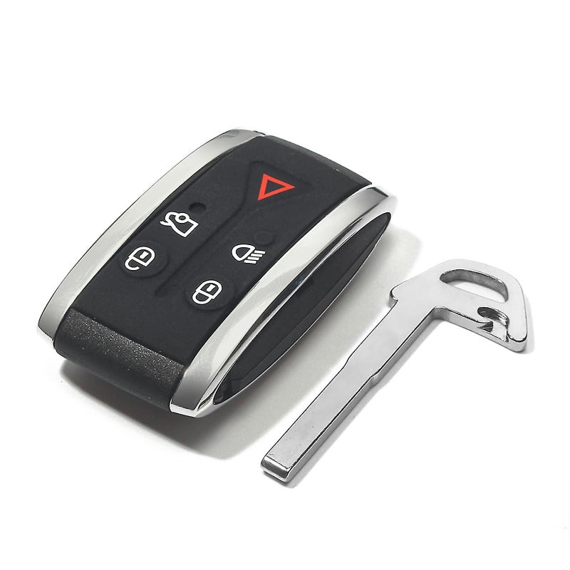 Replacement Key Shell: Durable Plastic And Copper Material - Uncut Blank Key Compatible With Jaguar X XF XK XKR Series for Broken Or Worn Key Case Replacement - Image 4